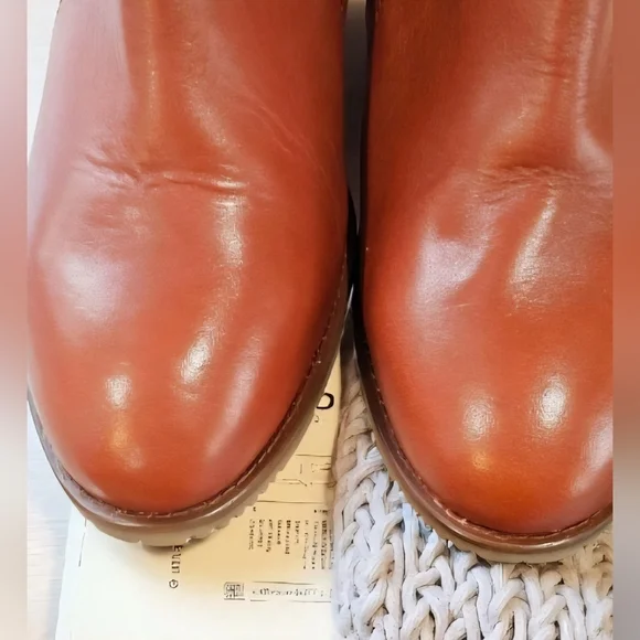 Xena Workwear Women's Gravity Work Shoes Steel Toe Sz 9.5 Cognac Brown - Picture 7 of 15